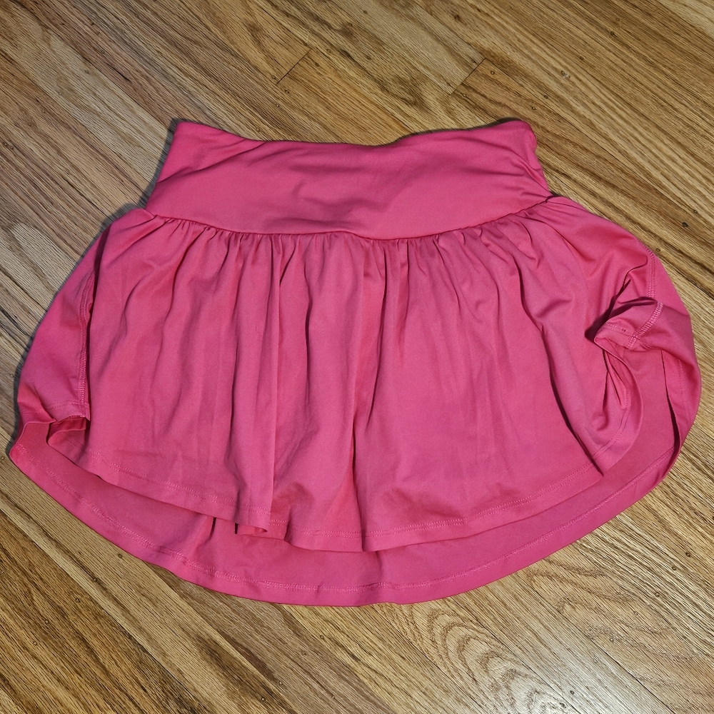 Zenana Pink Athletic Tennis Skort